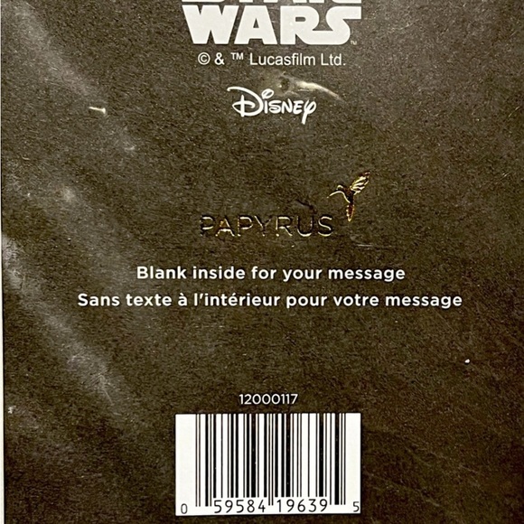 RESERVED 3 NEW! VTG! RARE!!! Papyrus Cards~Star Wars - Picture 12 of 14